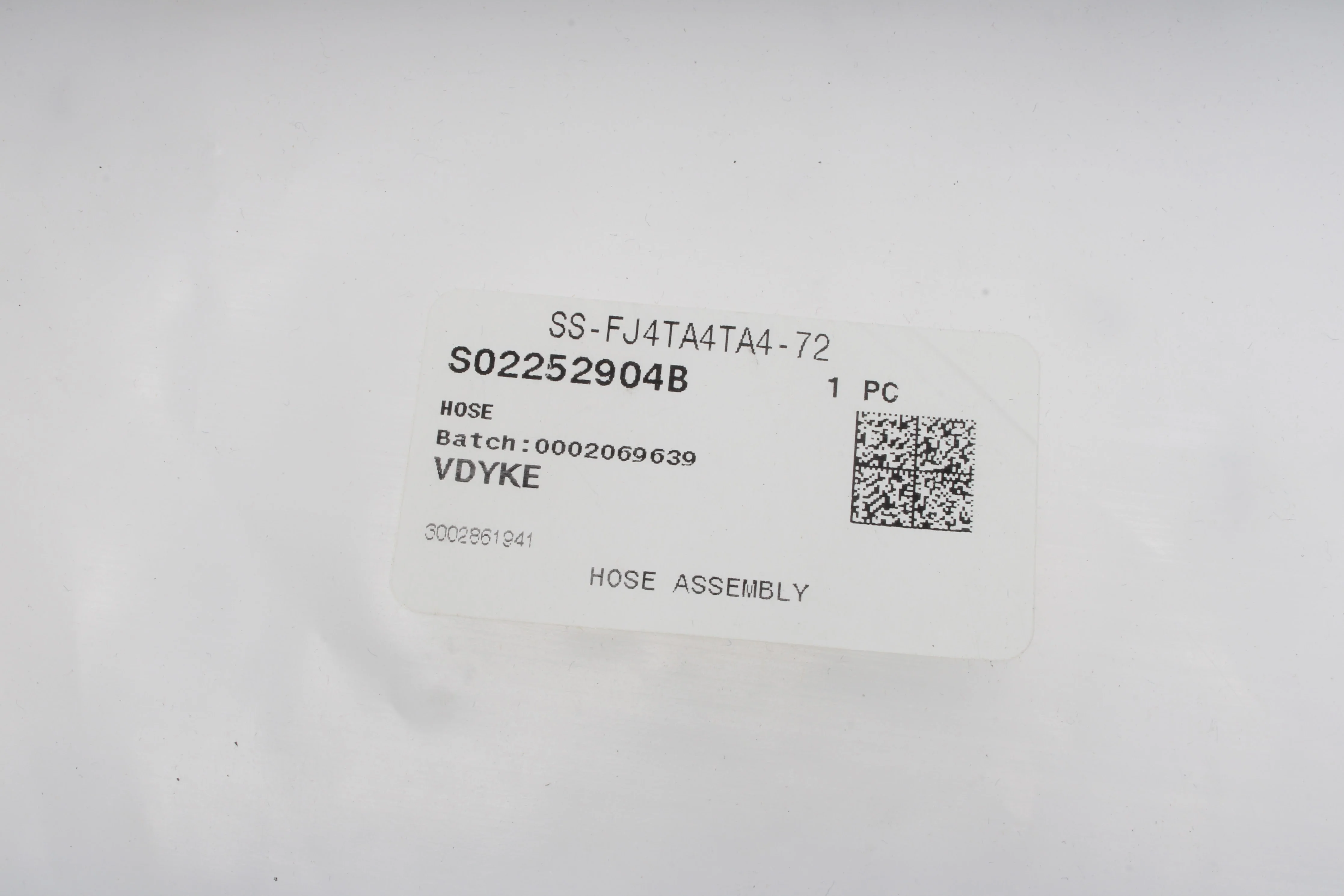 Swagelok SS-FL4TA4TA4-72 SS Stainless Steel Flexible Hose - NEW - Image 2