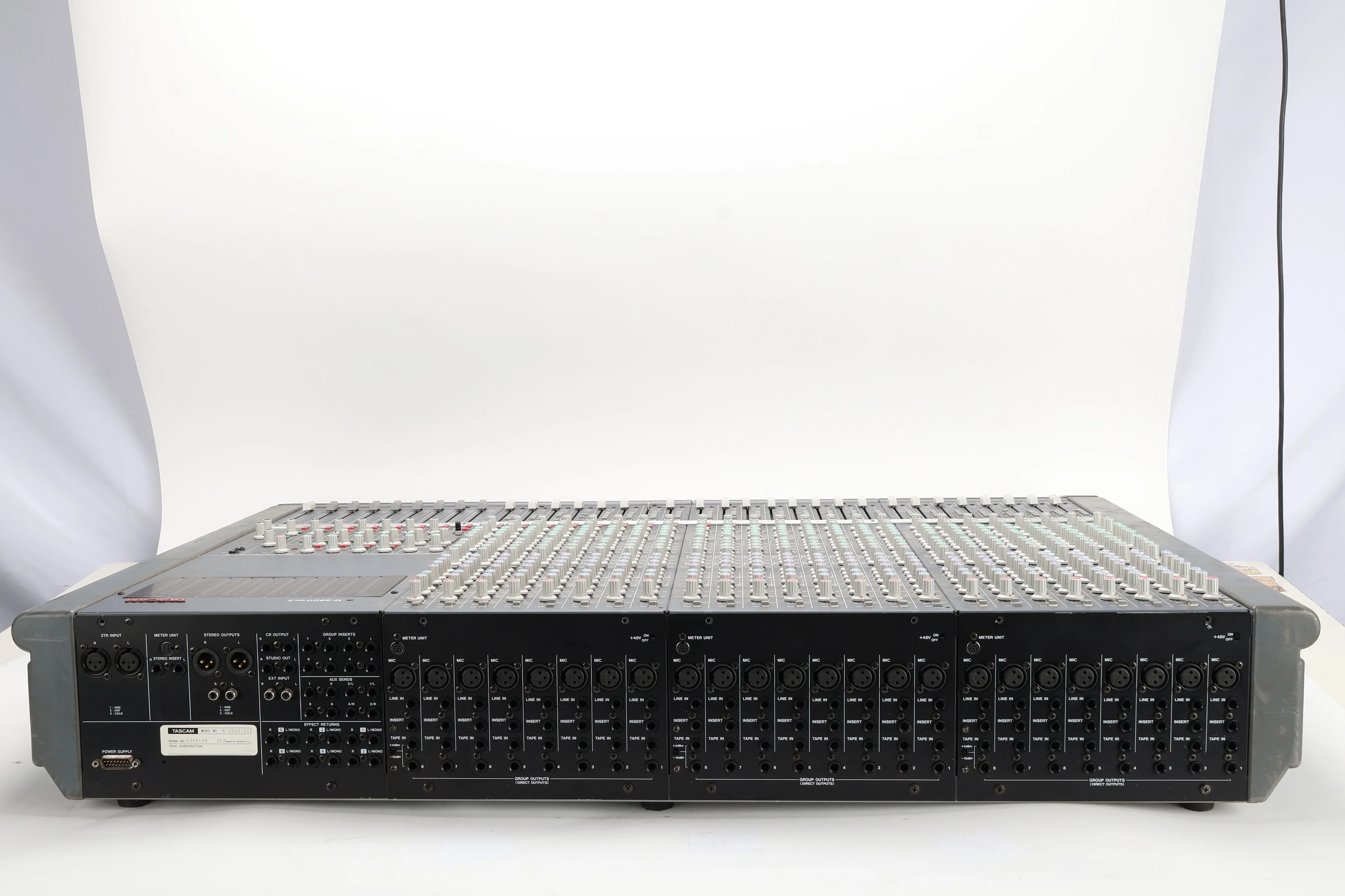 Tascam M-2600 MkII Mixing Console M-2600/24 - No Power Supply - Image 9