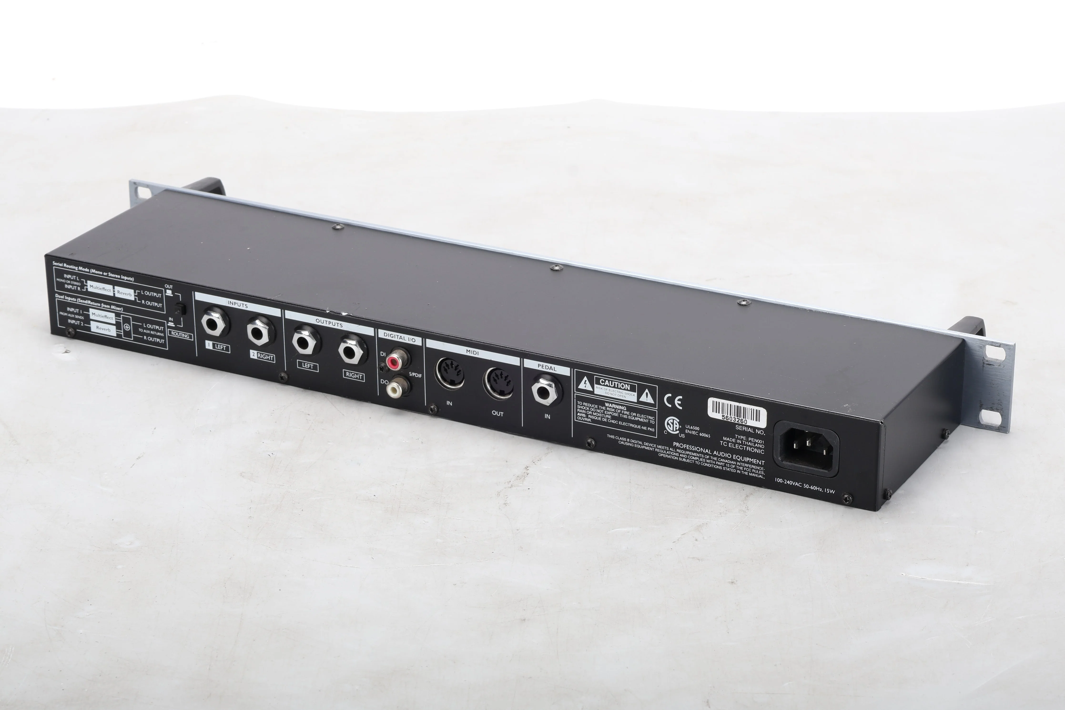 TC Electronic M300 Dual Engine Effects Processor Rack - AS IS For Parts - Image 3