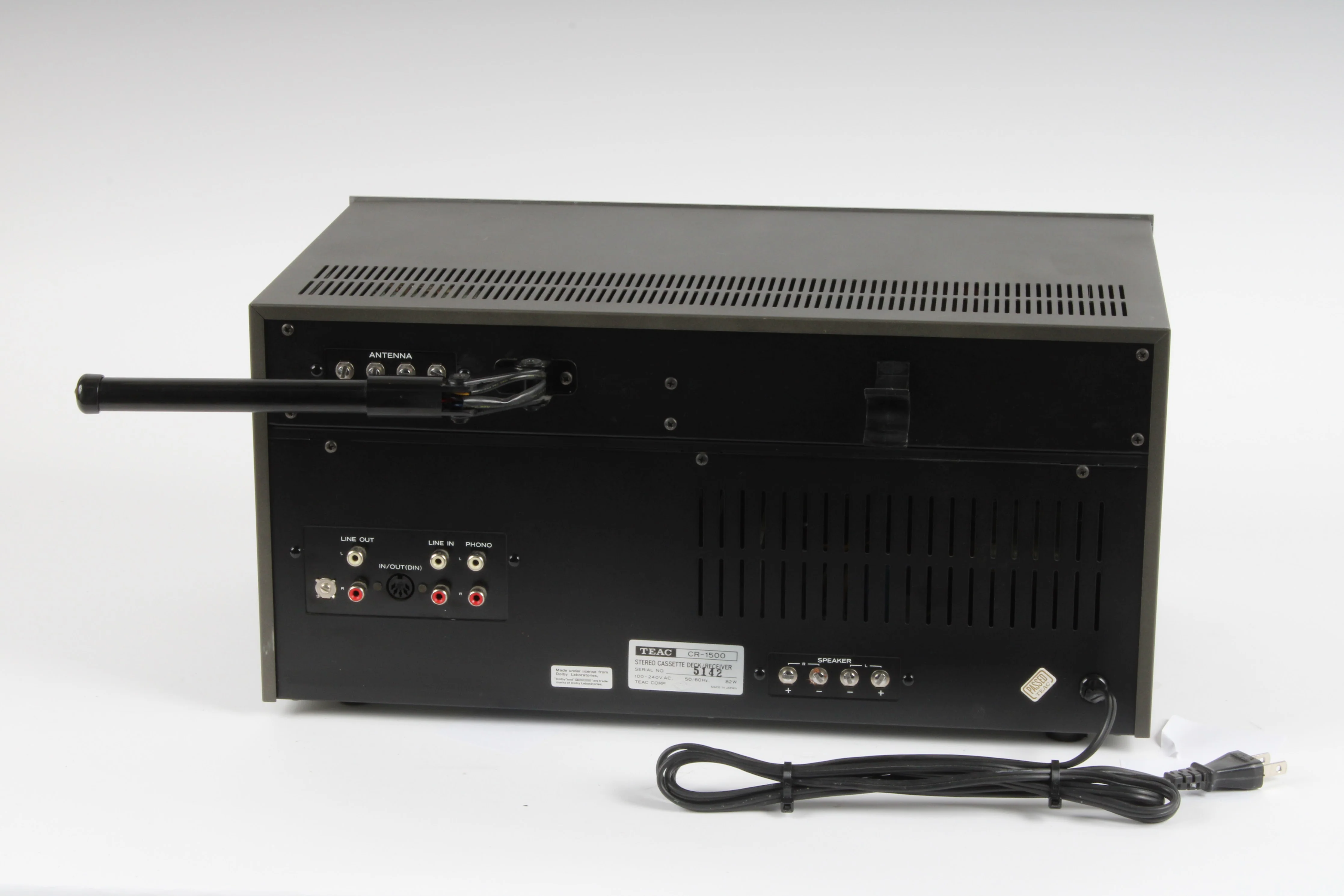 Teac CR-1500 Integrated Stereo Cassette Deck / Receiver - AS IS - Image 7
