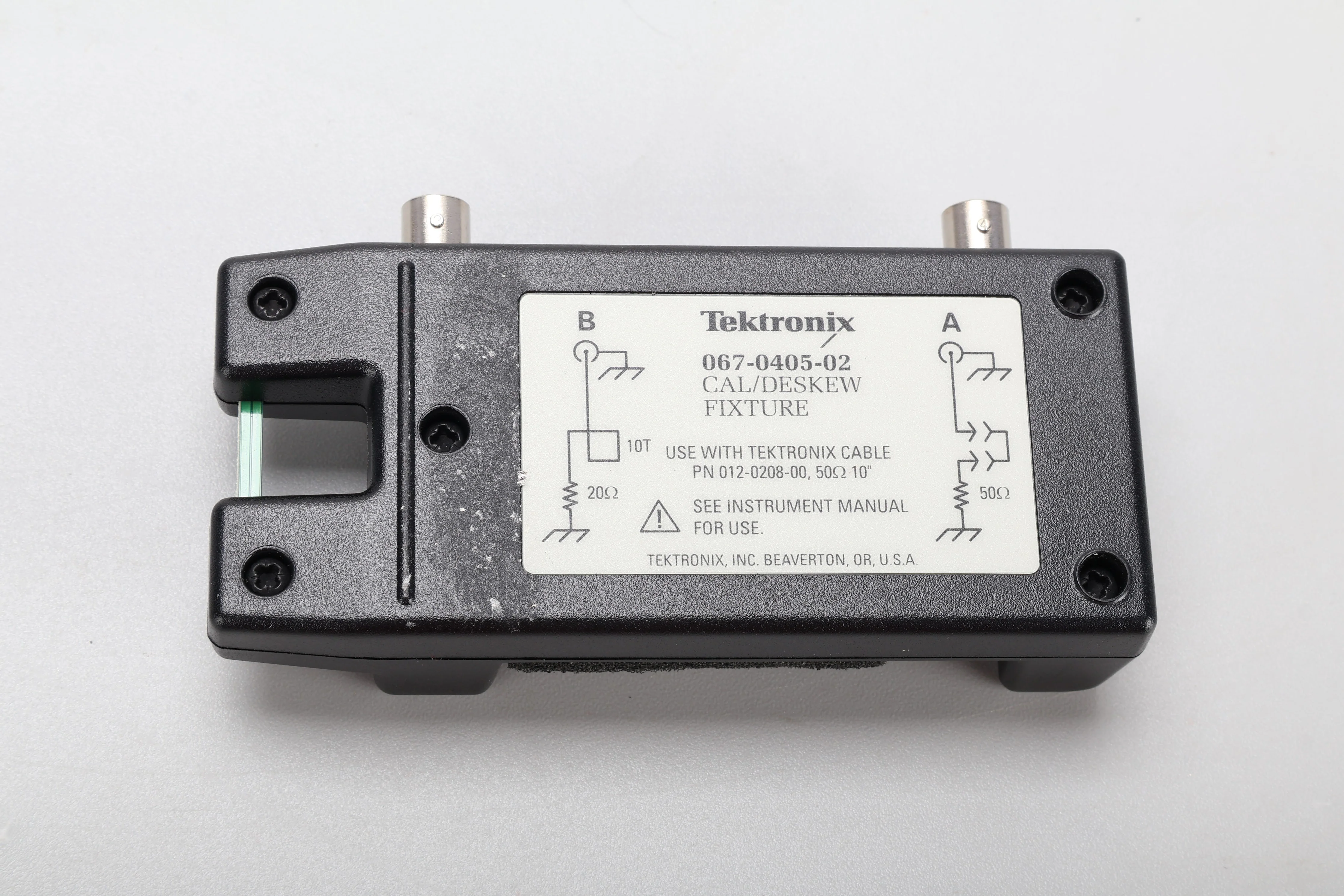 Tektronix 067-0405-00 Probe Calibration & Deskew Fixture W/ 012-0208-00 10" BNC - Image 3