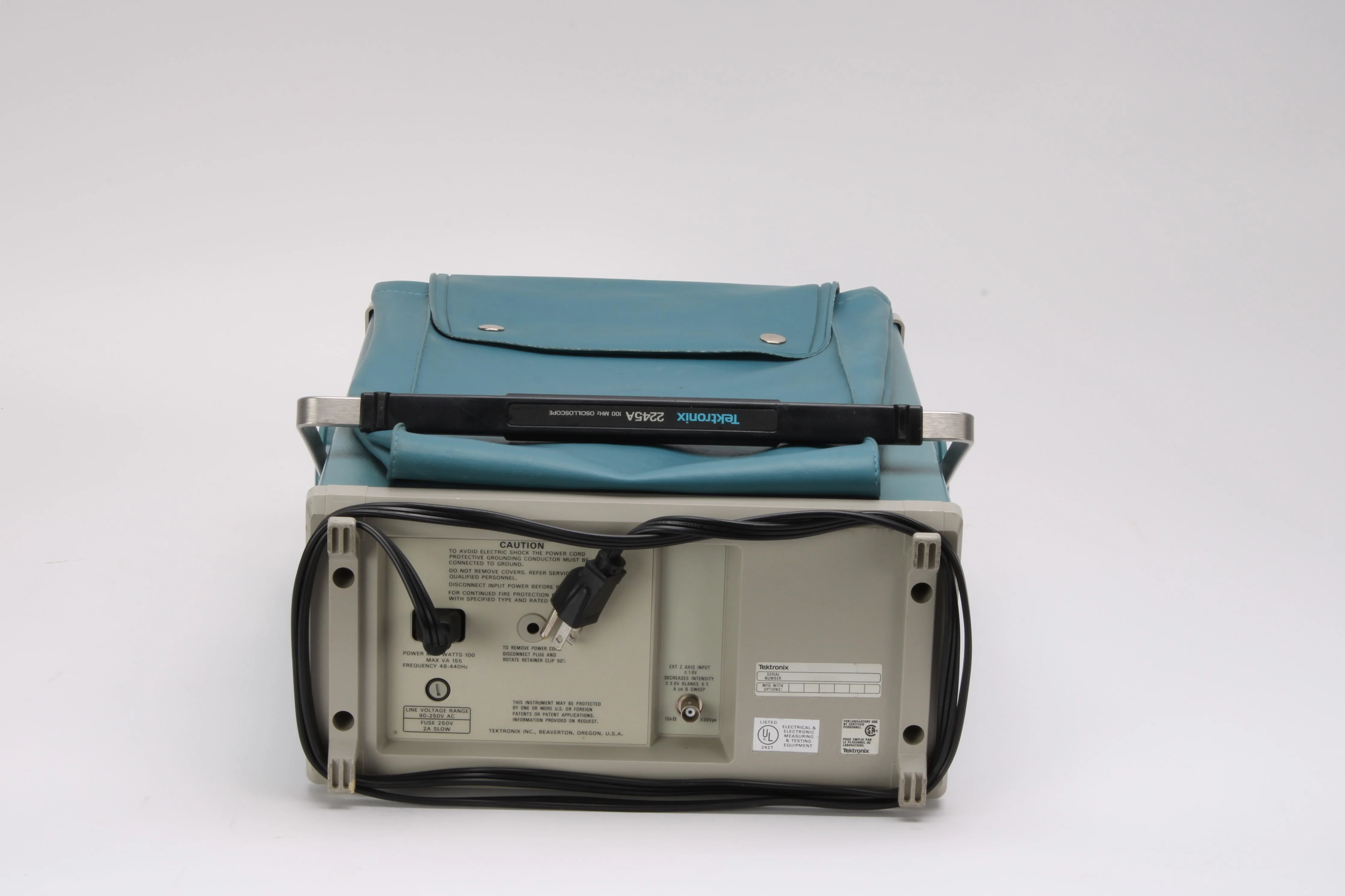 Tektronix 2245A 100 MHz 4-Channel Oscilloscope W/ Power Cable and Accessory Bag - Image 4