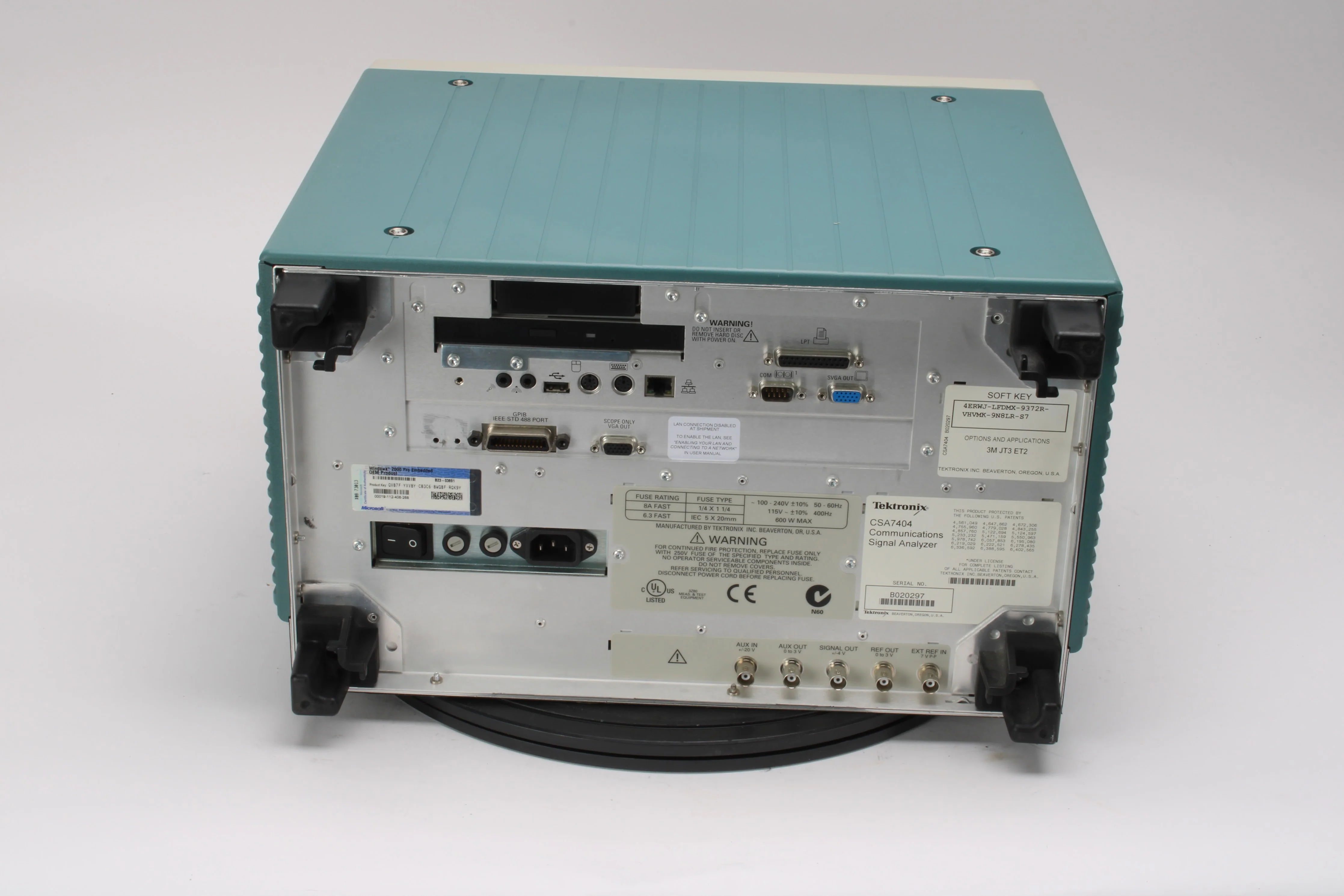 Tektronix CSA7404 Communications Signal Analyzer With Options: 3M, JT3, ET2 - Image 8