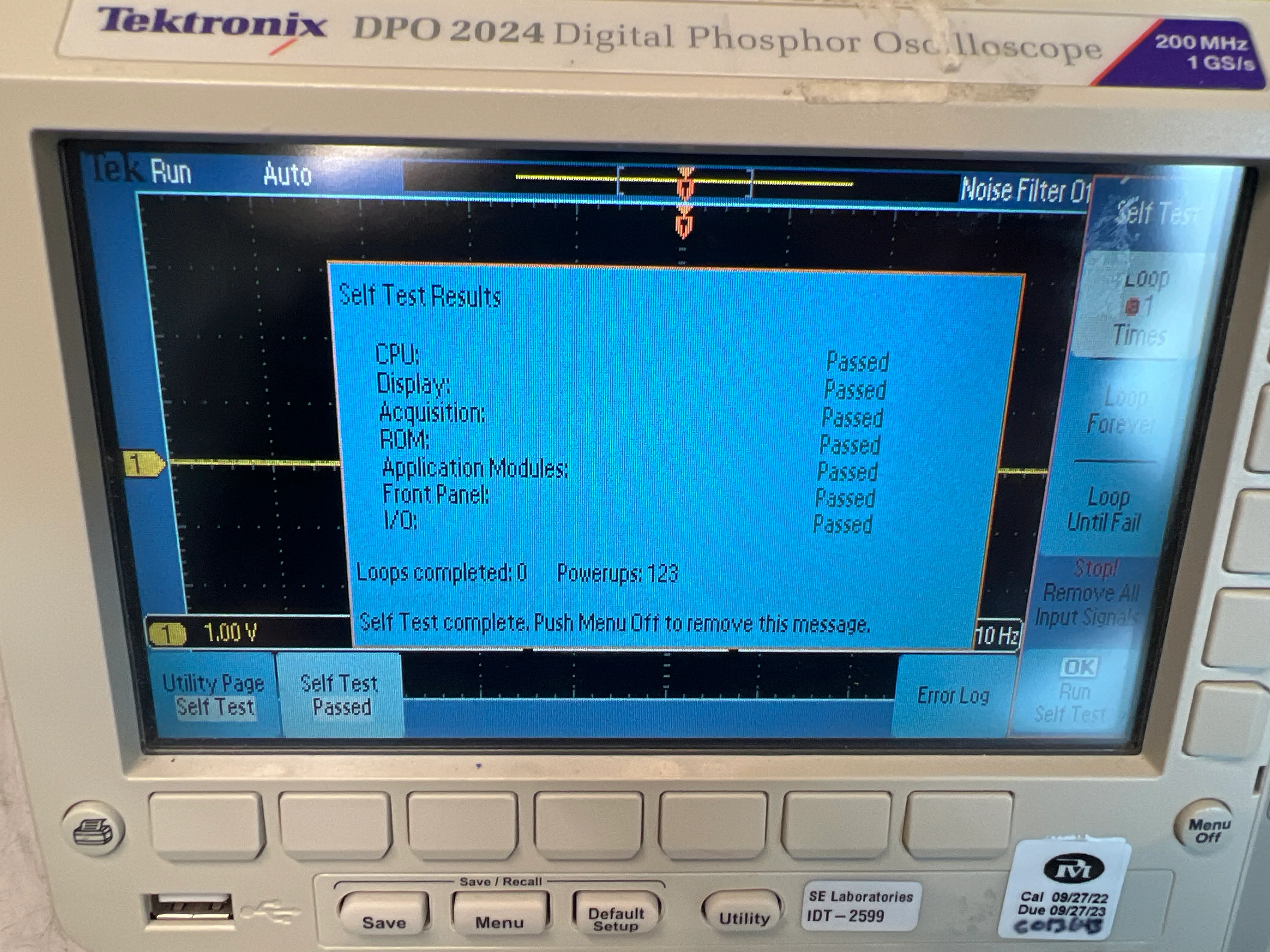 Tektronix DPO 2024 Digital Phosphor Oscilloscope, 4-Ch 200MHz 1GS/s - Image 9