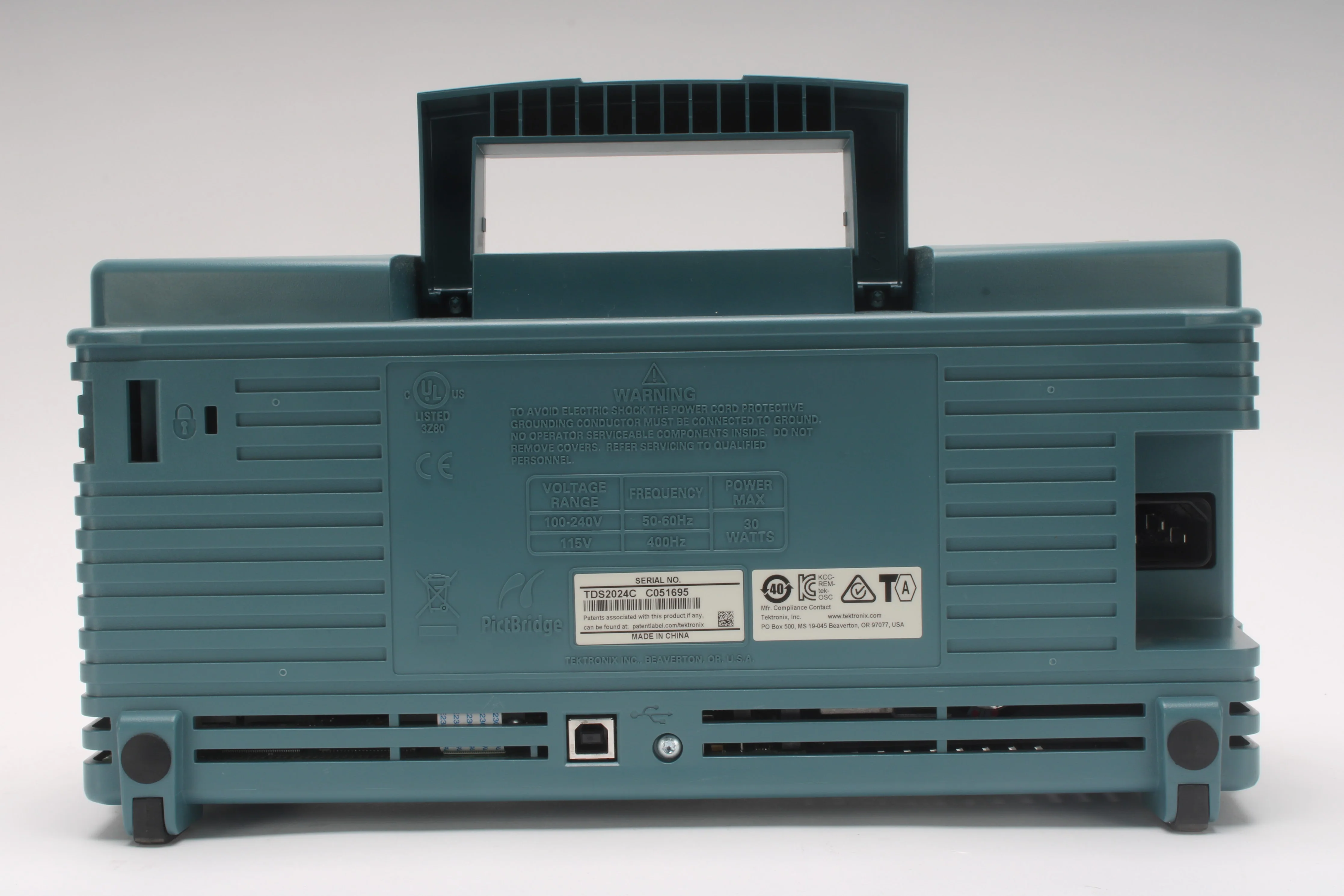 Tektronix TDS 2024C Four Channel Digital Storage Oscilloscope 200MHz 2GS/s - Image 7