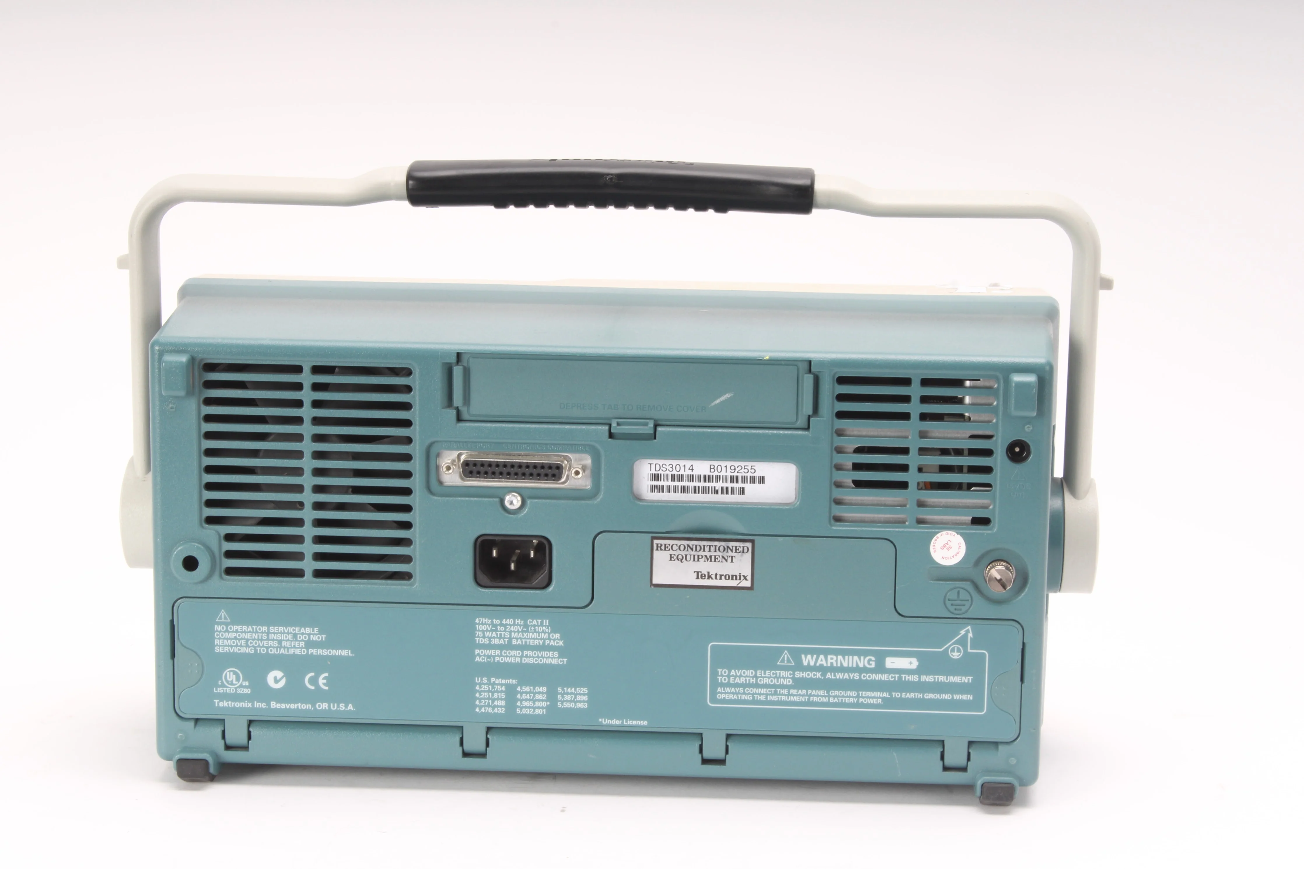 Tektronix TDS 3014 4-Channel Color Digital Phosphor Oscilloscope 100MHz 1.25GS/s - Image 3