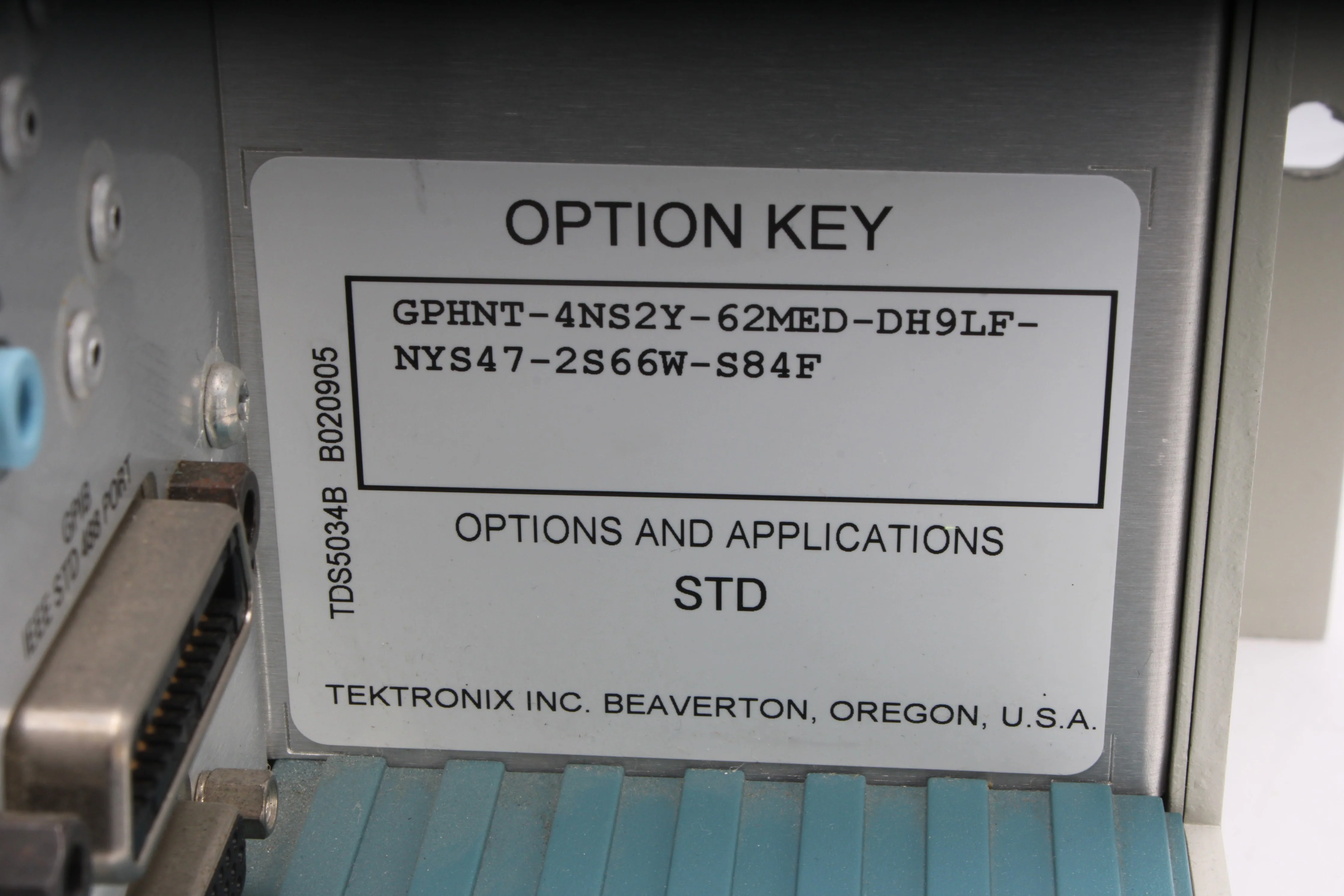 Tektronix TDS5034B 350 MHZ 5GS/s Digital Phosphor Oscilloscope - AS IS - Image 5