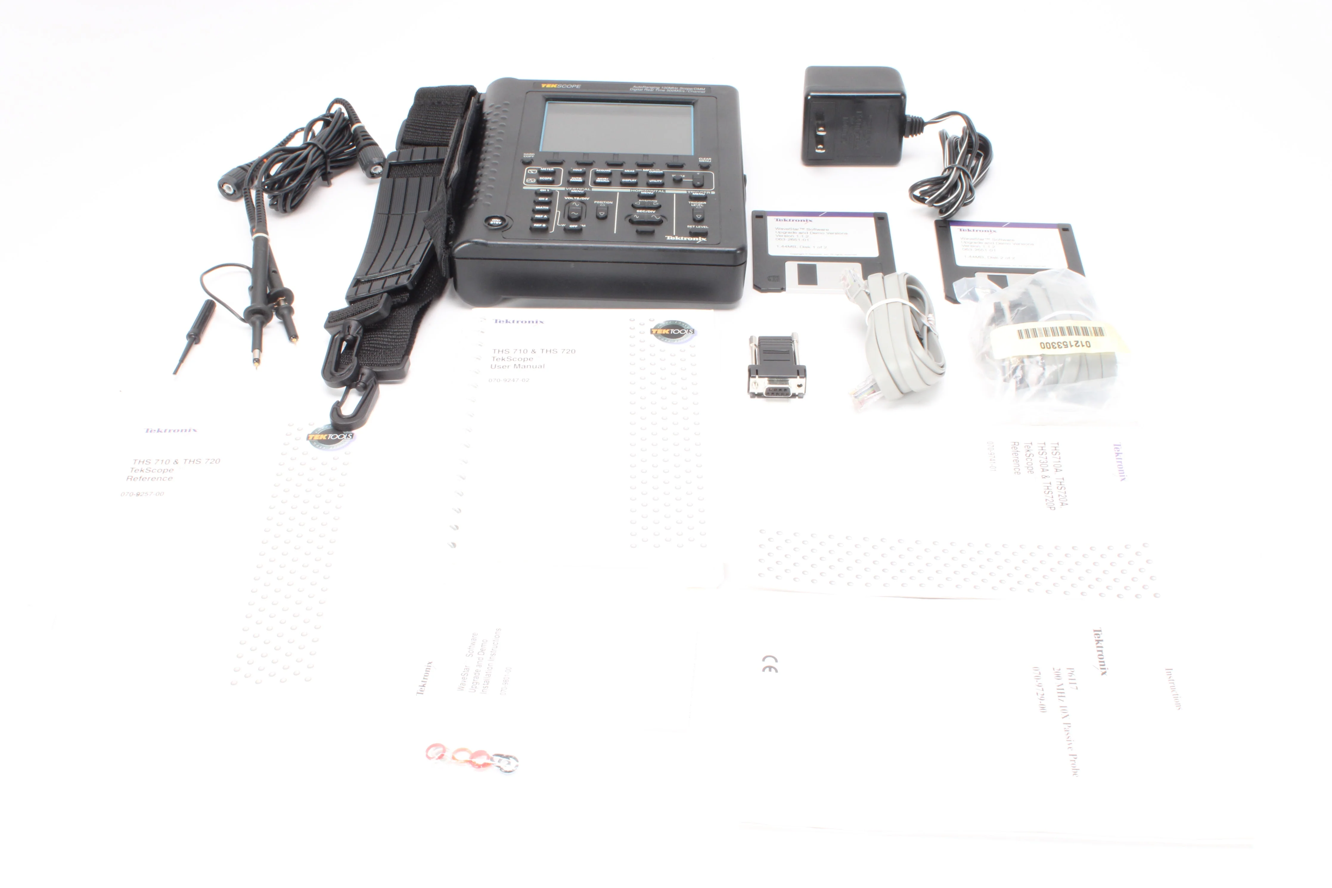 Tektronix Tekscope THS720 Std Auto Ranging 100MHz DMM Oscilloscope & Accessories - Image 2