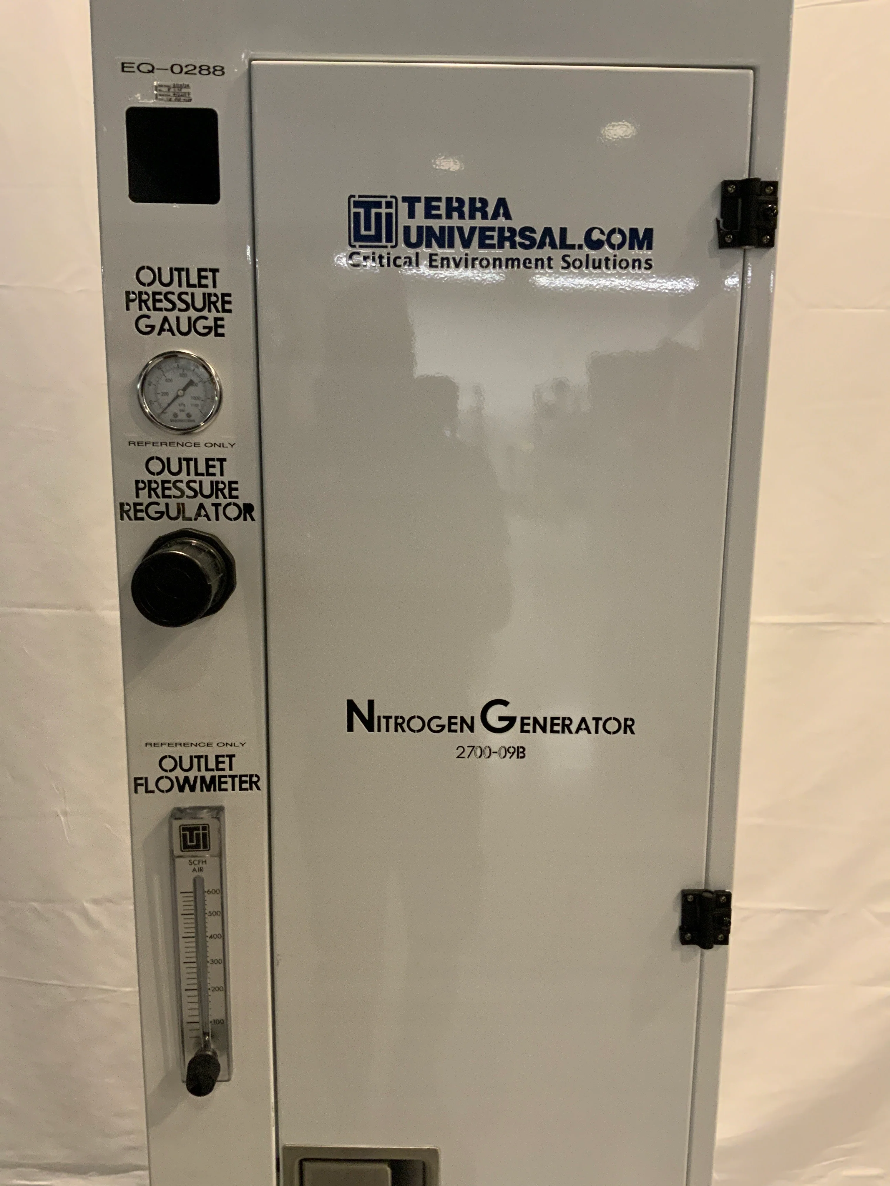 Terra Universal 2700-09B Nitrogen Generator W/ MNH-6160A Nitrogen Membrane -Fair - Image 2