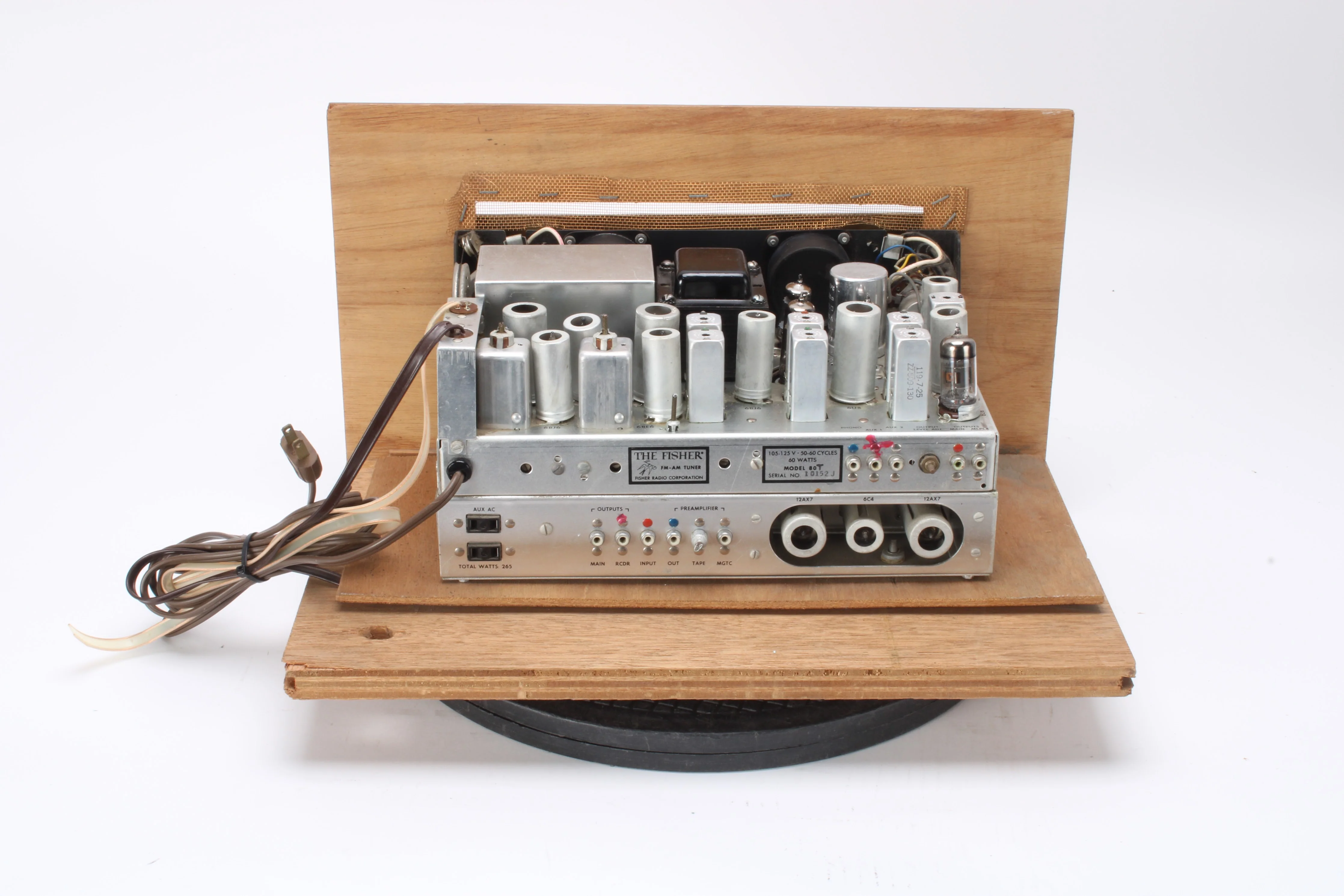 The Fisher 80T FM-AM Tuner - Fair Condition - Image 4