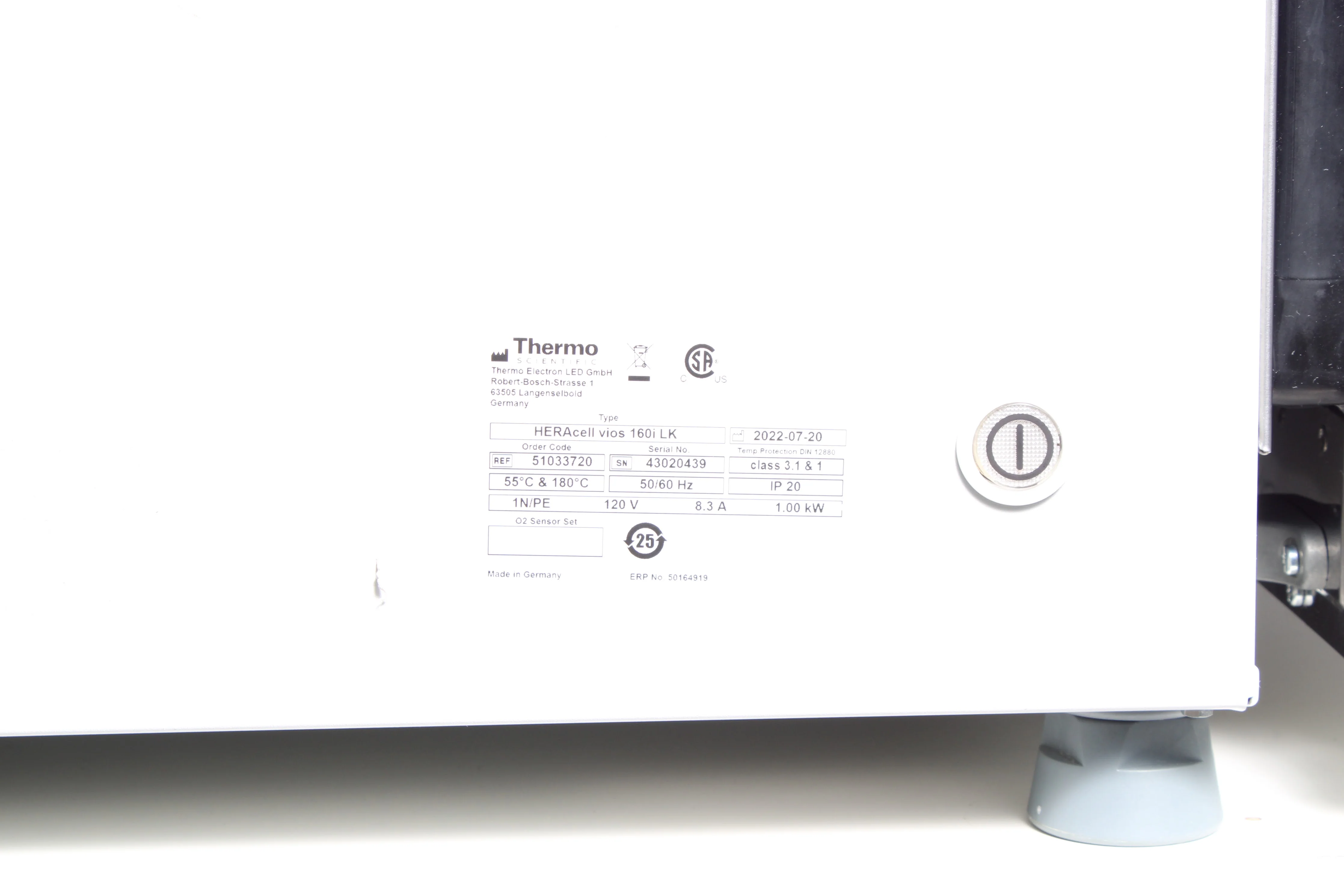 Thermo Scientific HERAcell vios 160i LK Stacked Tri-Gas CO2 O2/N2 Incubator 165L - Image 5