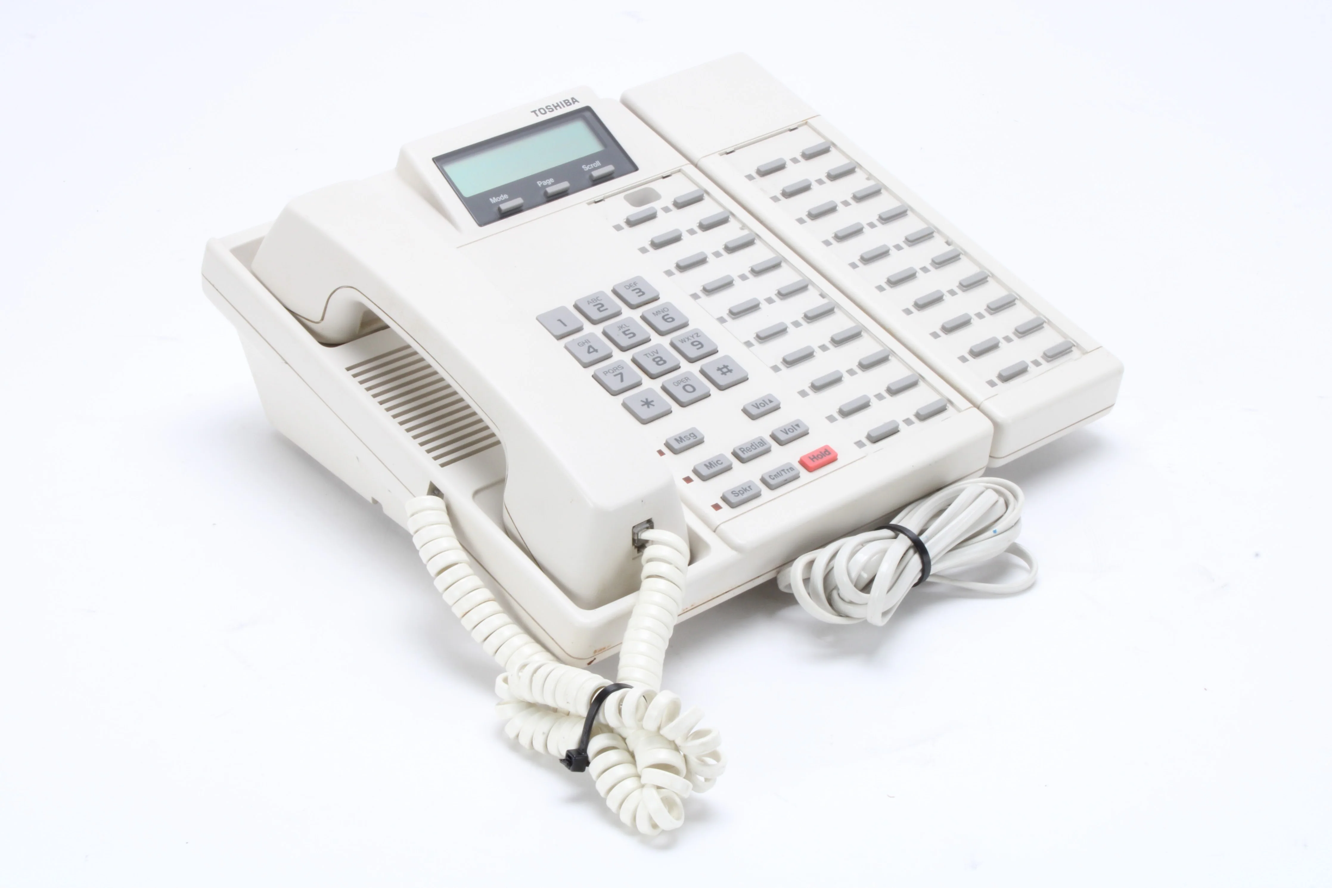 Toshiba DKT2020-SD Business Telephone w/ DADM2020 DDS Module (White) Lot of 6 - Image 7
