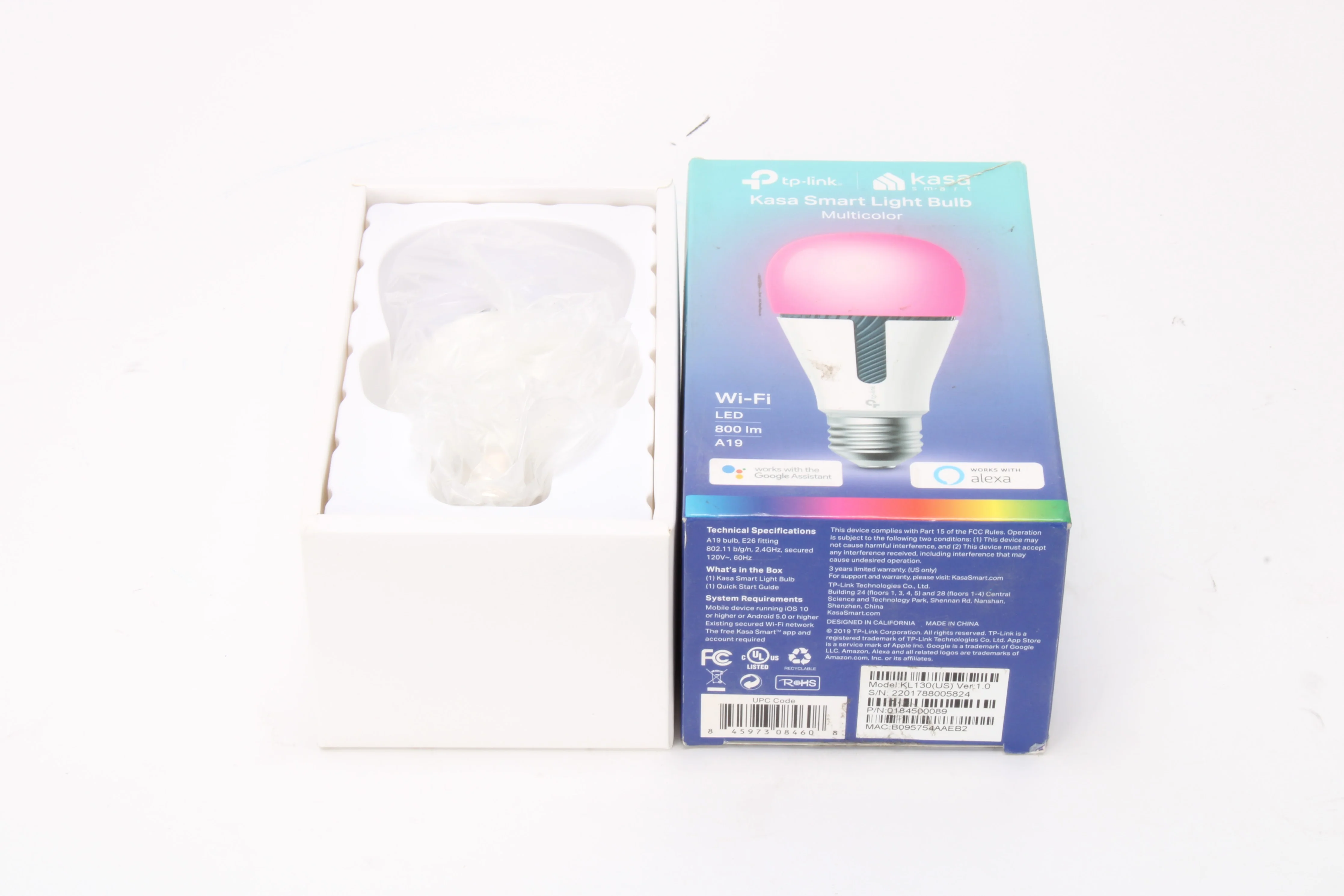 TP-Link Kasa KL130 Smart Wi-Fi Light Bulb With Original Box - Image 2