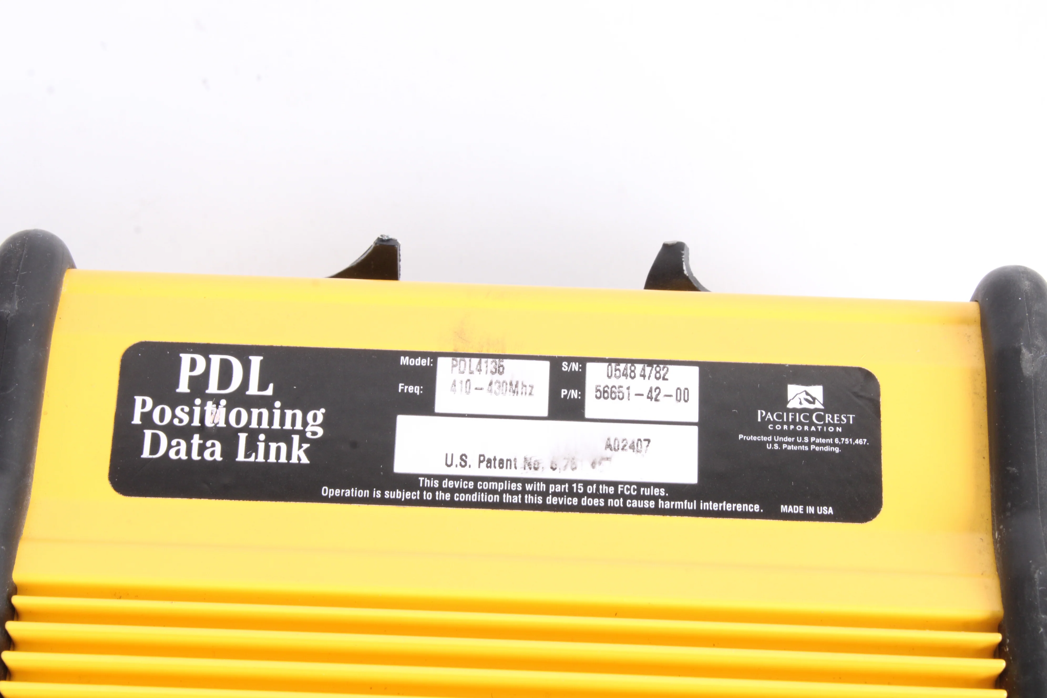 Trimble HPB450 / PDL4135 PDL Positioning Data Link 56651-42-00 410-430 Mhz Fair - Image 4