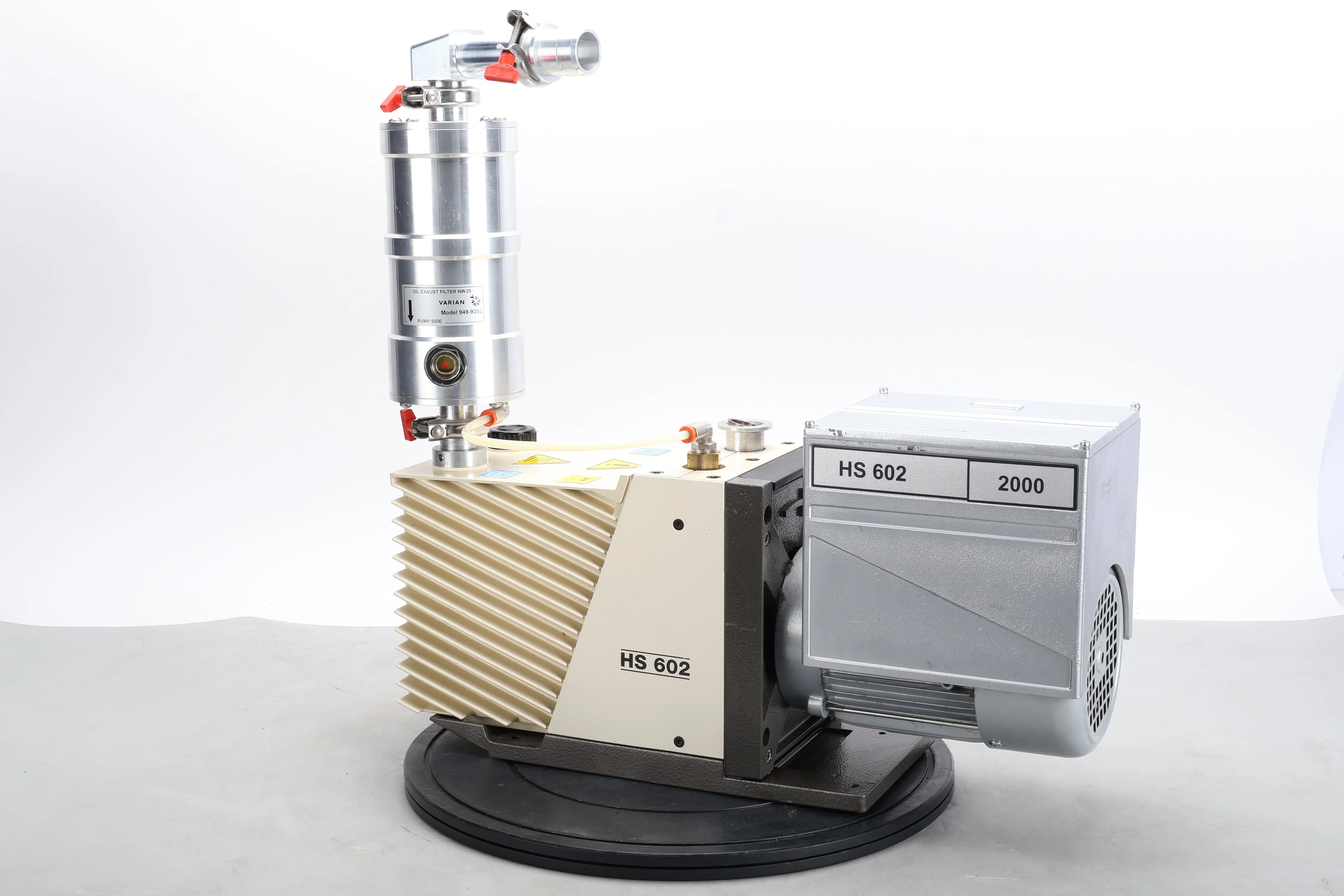 Varian HS602 849-9365R002 370222801 Vacuum Pump W/ 949-9392 Oil Exhaust Filter - Image 4