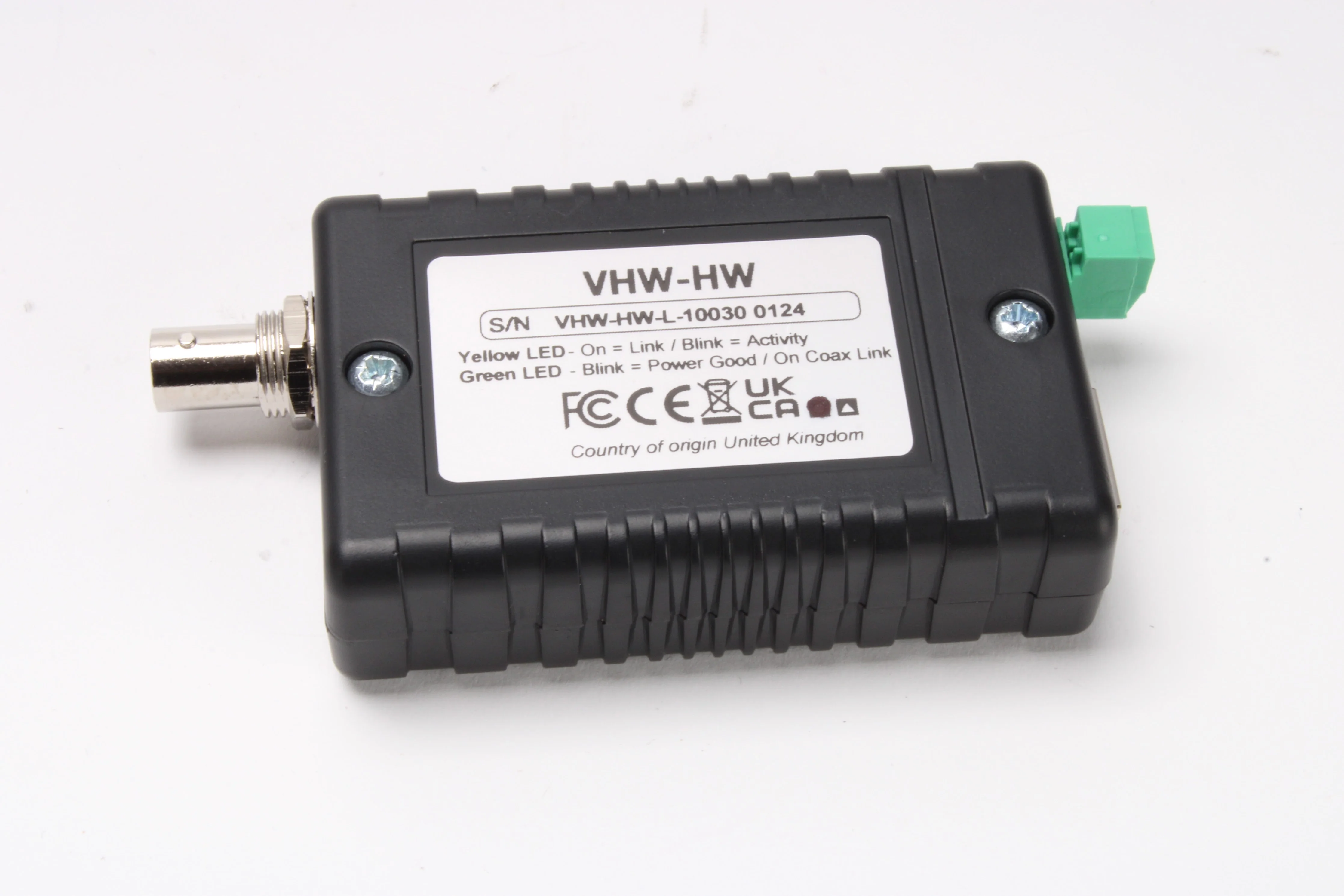 Veracity VHWHW Highwire Ethernet Over Coax Converter Module With Box - Image 4