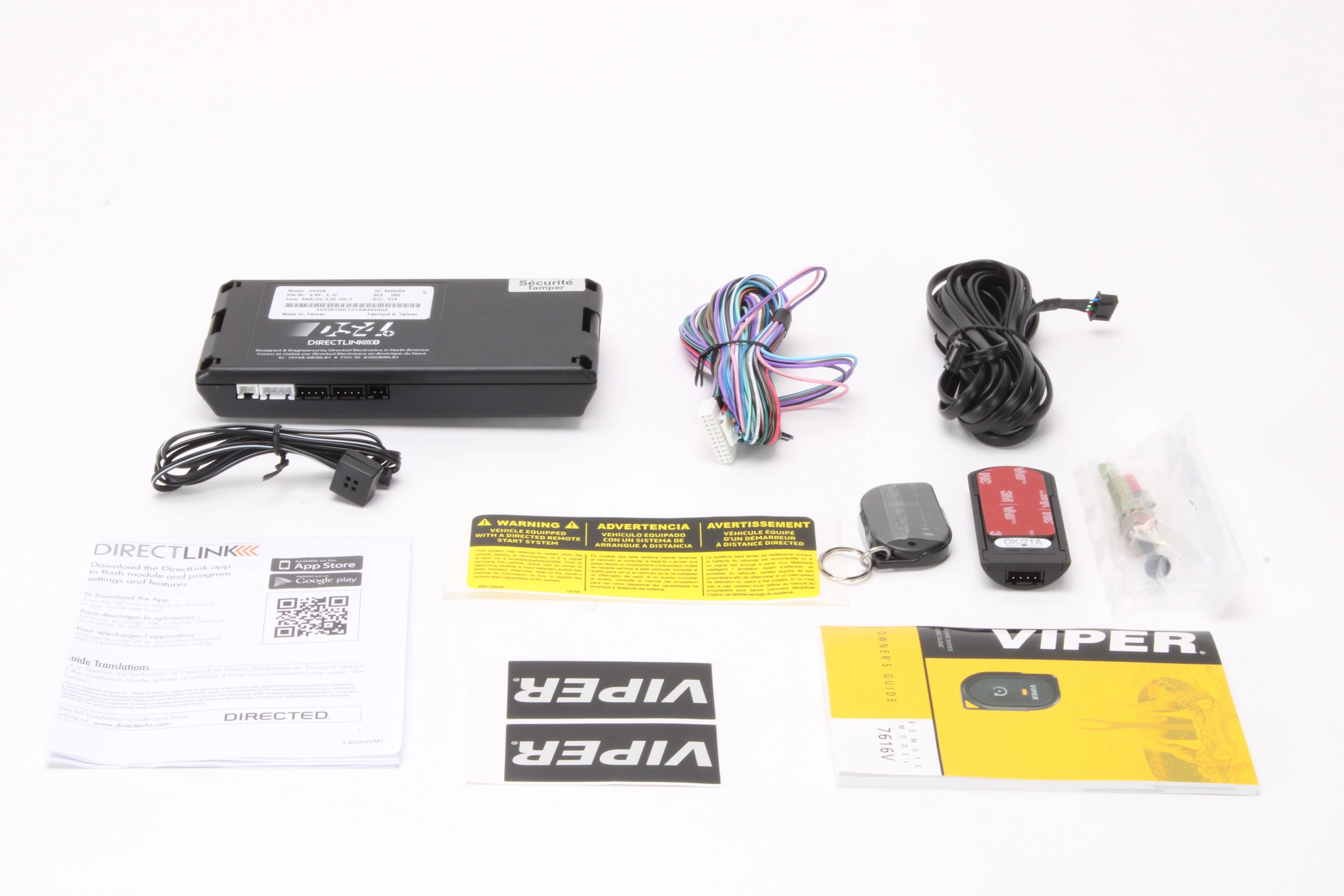 Viper DS4VB Remote Car Starter With Accessories