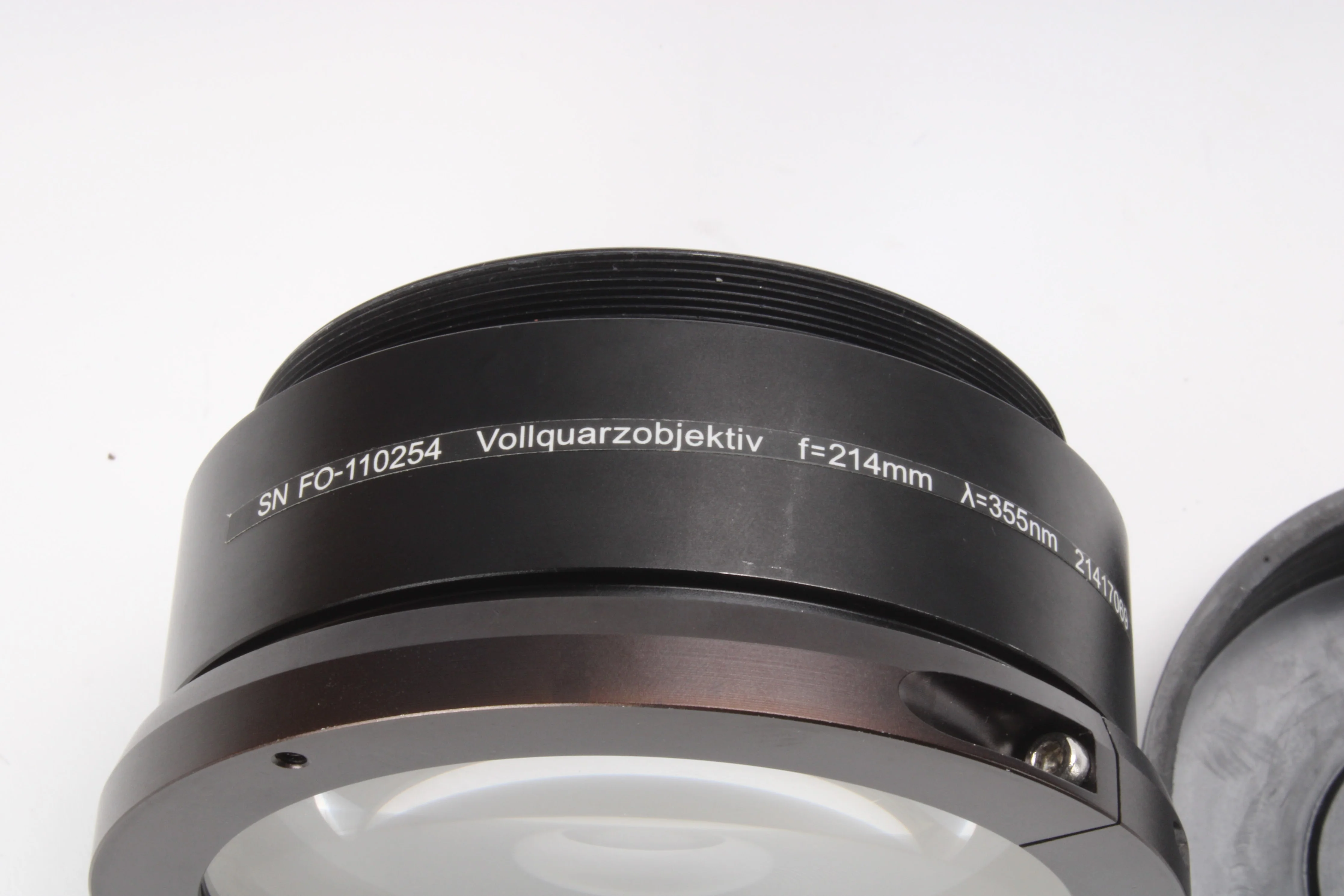 Vollquarzobjecktiv FO-110254 f=214mm 355nm Lens - Image 5