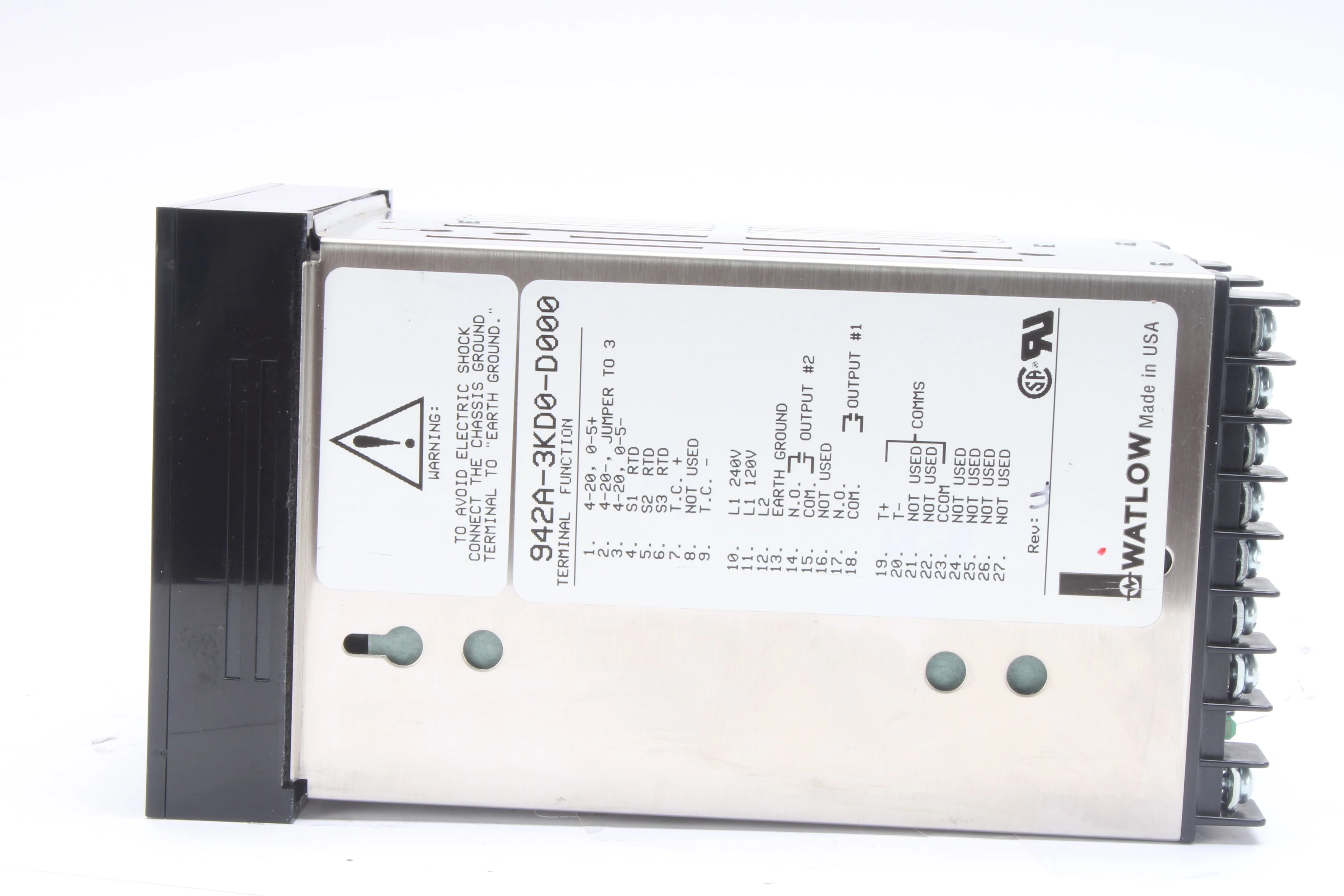 Watlow 942A-3KD0-D000 Series 942 Temperature / Process Control Rev U - Image 4