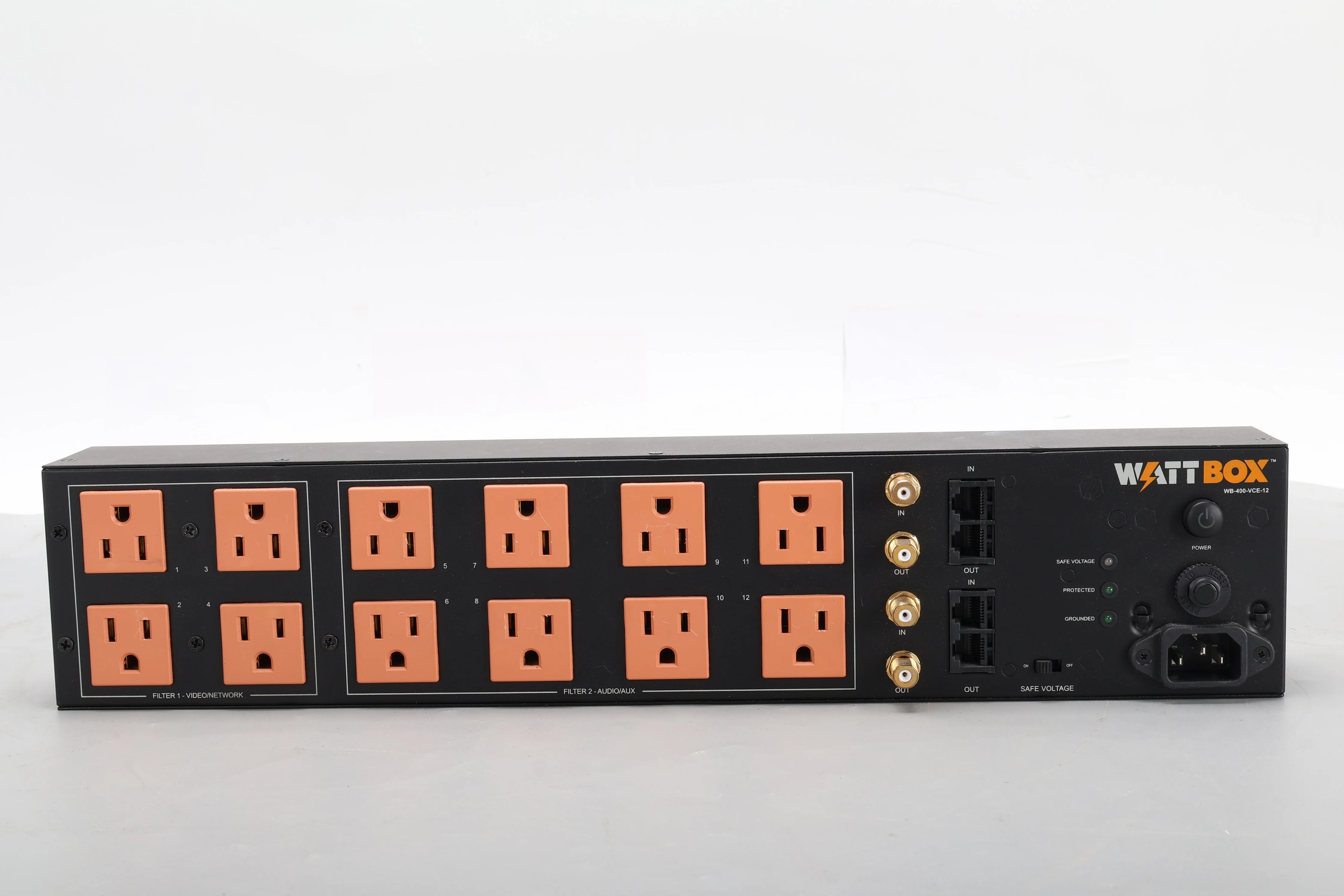 WattBox WB-400-VCE-12 Rack-Mount Power Conditioner With Bracket and Screws - Image 2