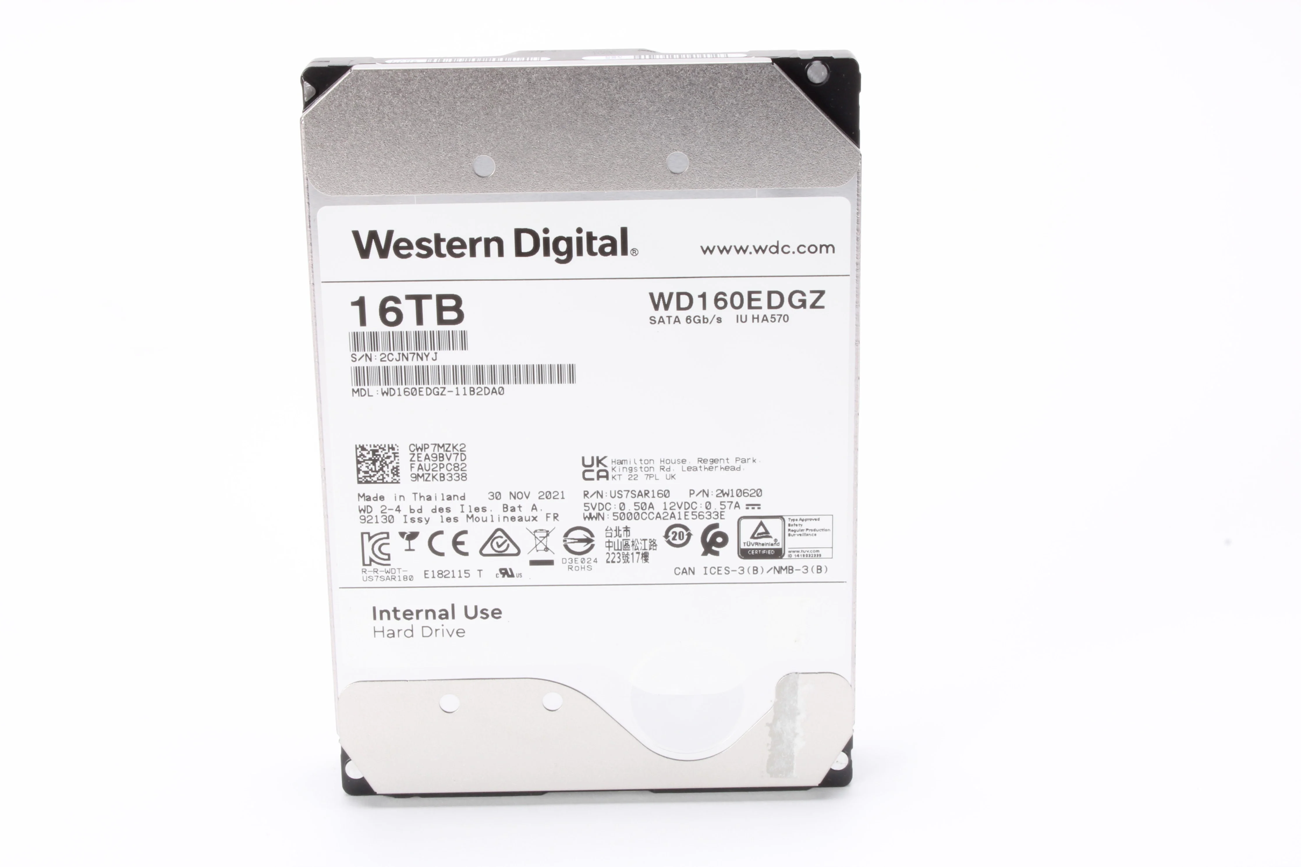 Western Digital WD160EDGZ 16TB Hard Disk Drive WD160EDGZ-11B2DA0 - Fair
