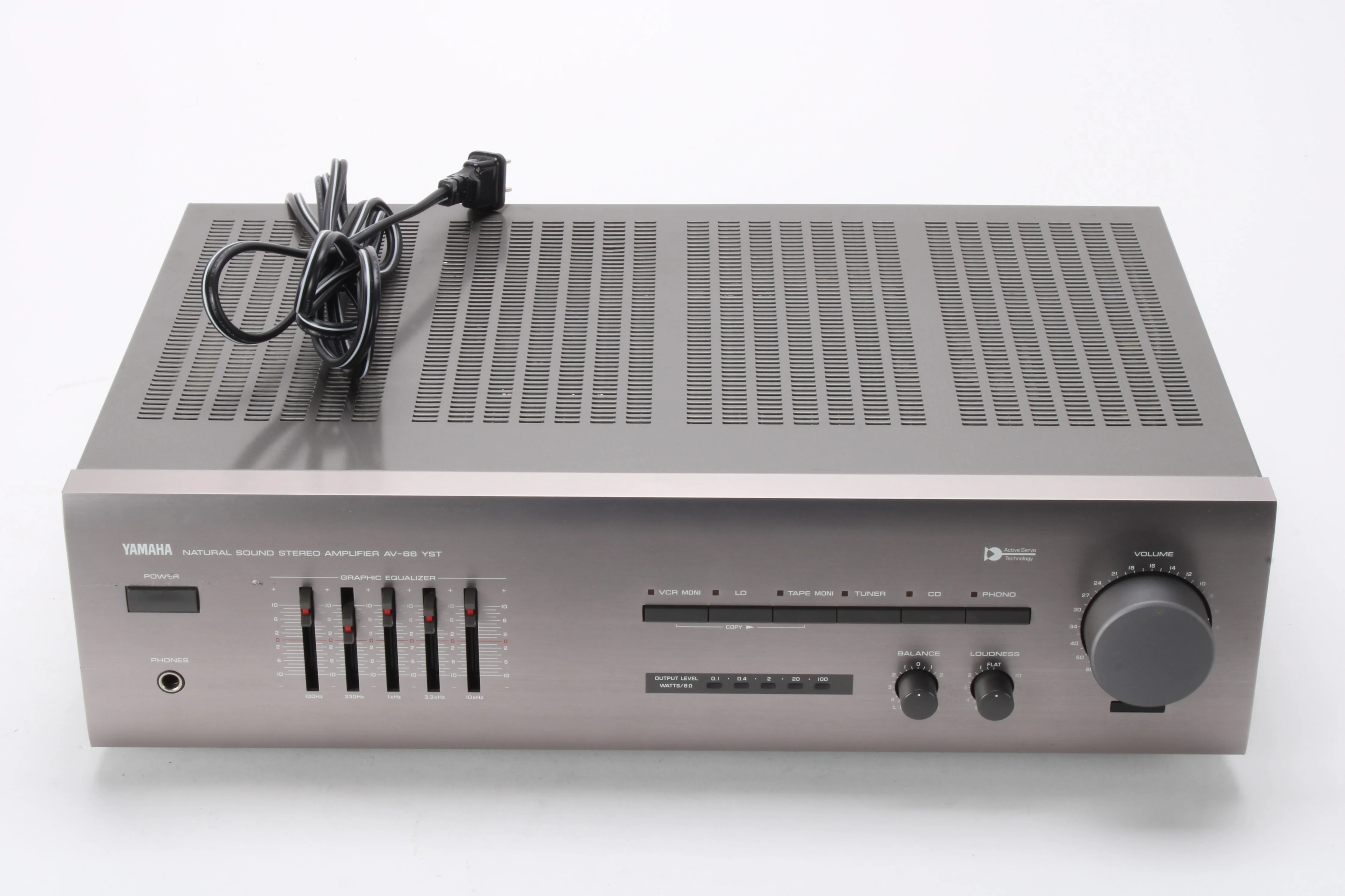 Yamaha AV-66 YST Natural Sound Stereo Amplifier - Fair Condition