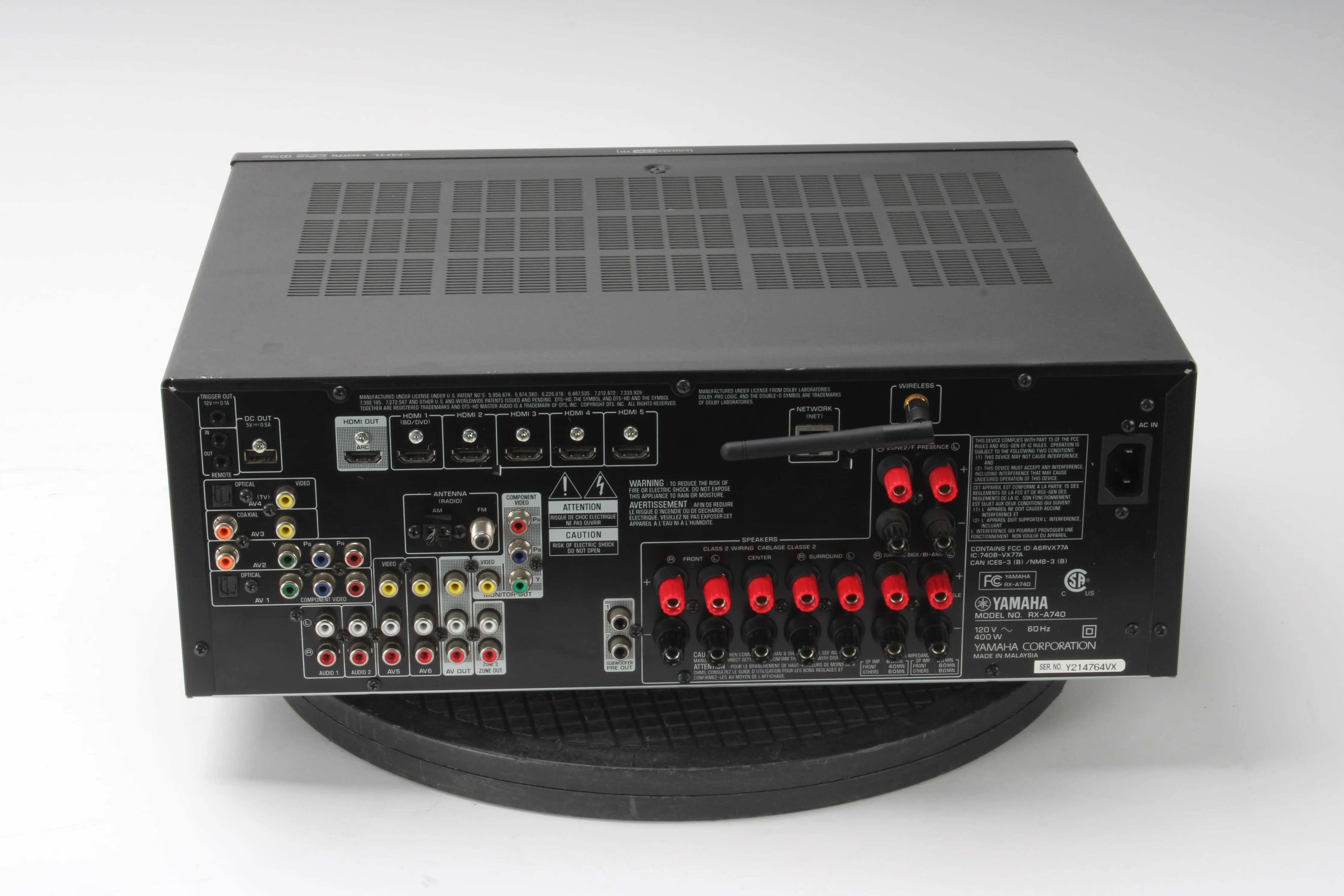 Yamaha AVENTAGE RX-A740 7.2 Channel Network AV Receiver - Image 4