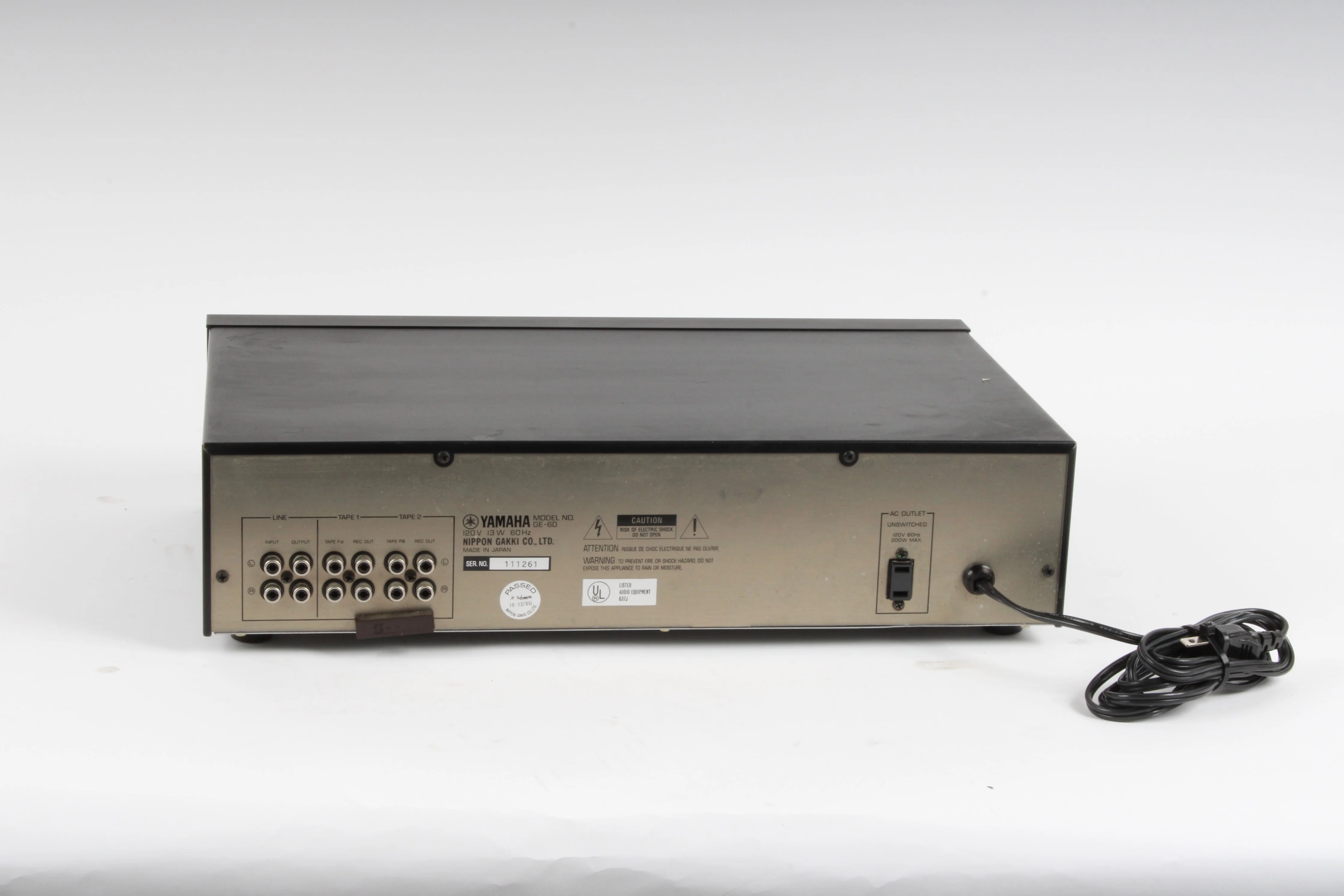 Yamaha GE-60 Natural Sound Graphic Equalizer - Image 4