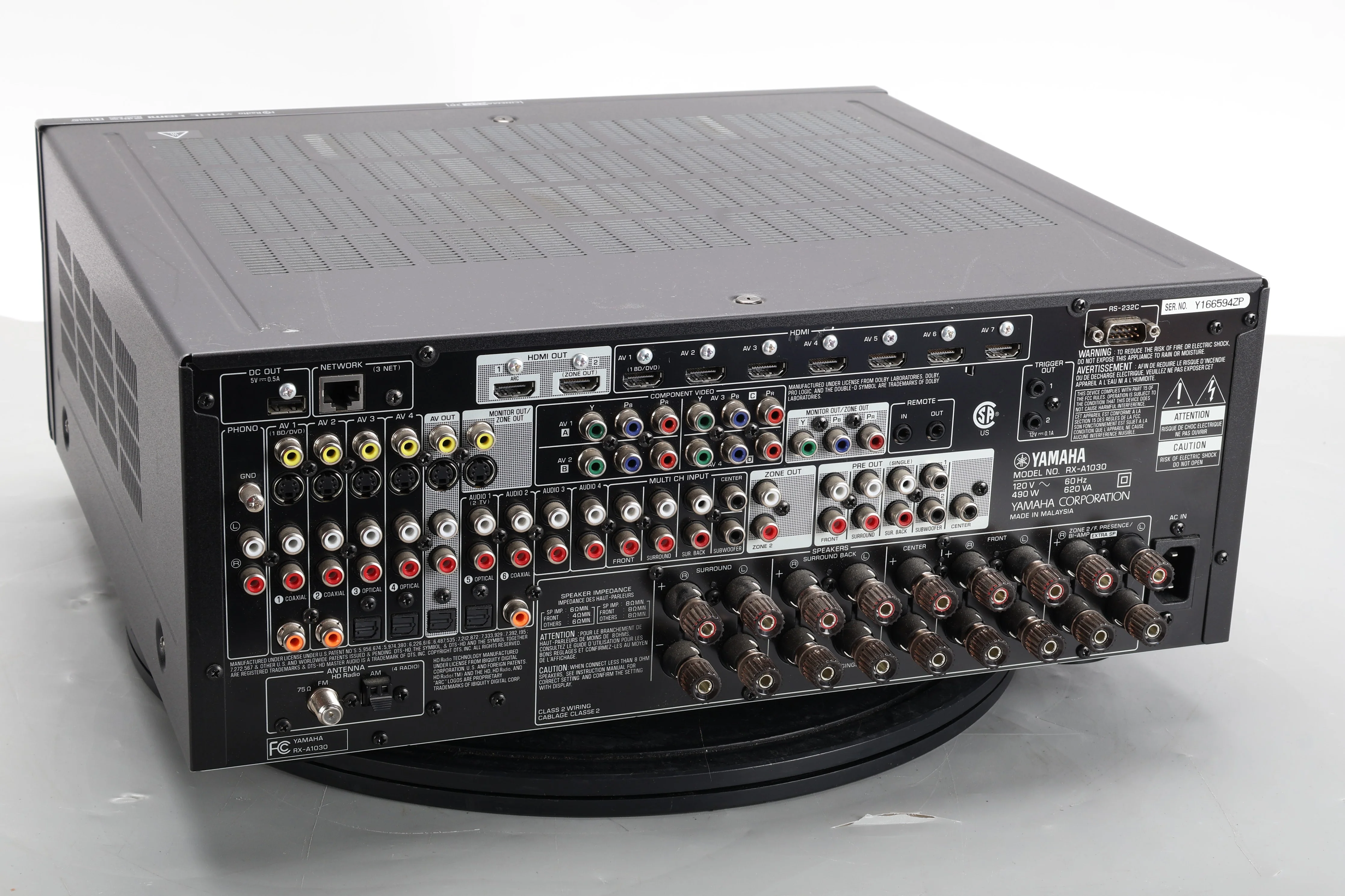 Yamaha RX-A1030 Natural Sound AV Receiver - Image 4