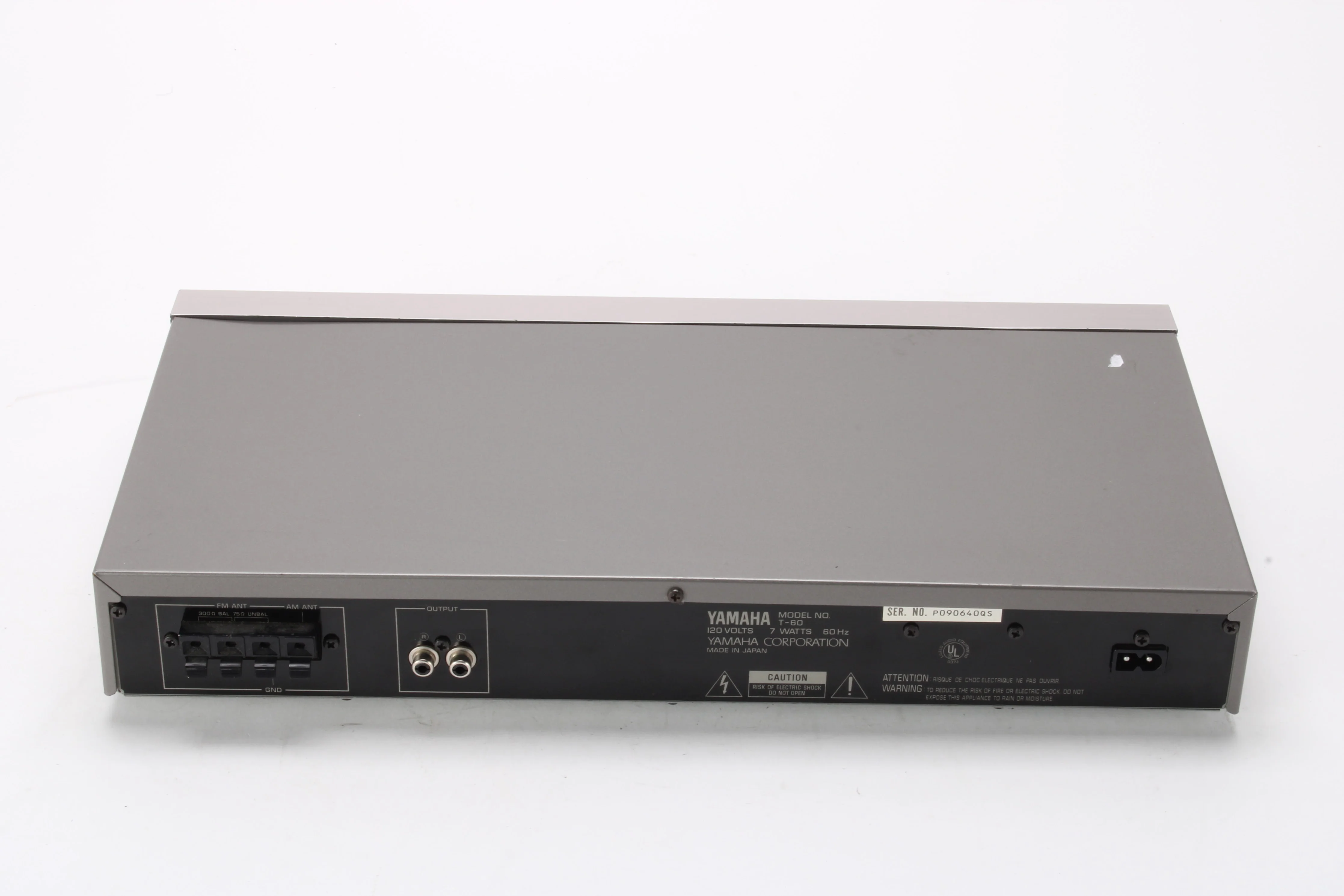 Yamaha T-60 Natural Sound AM/FM Stereo Tuner - Image 3